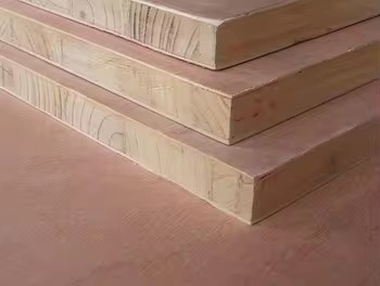 Factory Direct 18mm Melamine Blockboard Solid Wood Board Panels for Kitchen Use with Fir Core Material