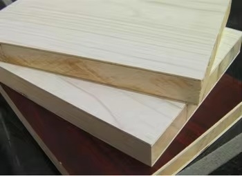 Factory Direct 18mm Melamine Blockboard Solid Wood Board Panels for Kitchen Use with Fir Core Material