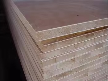 Factory Direct 18mm Melamine Blockboard Solid Wood Board Panels for Kitchen Use with Fir Core Material