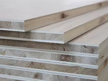 1220mmx2440mm Commercial Solid Core Veneer Faced Blockboard for Kitchen Application