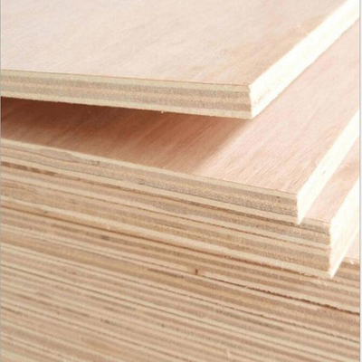 Modern 4x8 Commercial Plywood Board 18mm 3mm 5mm 9mm Laminated E0/E1 Melamine Veneer for Living Room and Bedroom