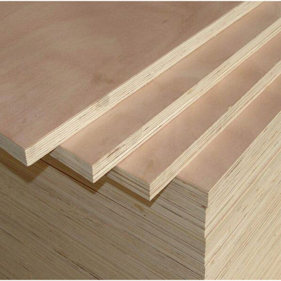Customized Modern E1 Standard Veneer Boards 1.5mm-10mm Thick Natural Poplar Wood Plywood Laser Cutting for Living Room Kitchen