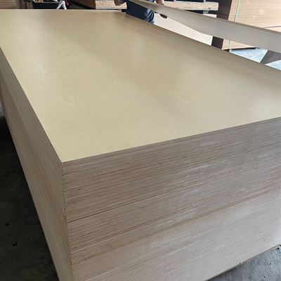 High Quality Eco-Friendly Birch Veneer-Faced Plywood Sheets Durable and Elegant for Commercial and Living Room Furniture