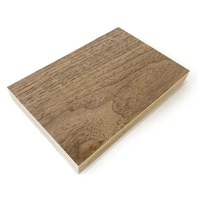 18mm Poplar Core 4x8 Black Walnut Veneer Plywood with Birch Face Veneer for Furniture Decoration in Living Room Bedroom Kitchen