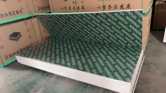 High Quality 4x8 18mm Green Formwork Film Faced Plywood Modern Poplar High Strength Construction Board with Logo for Marine Use