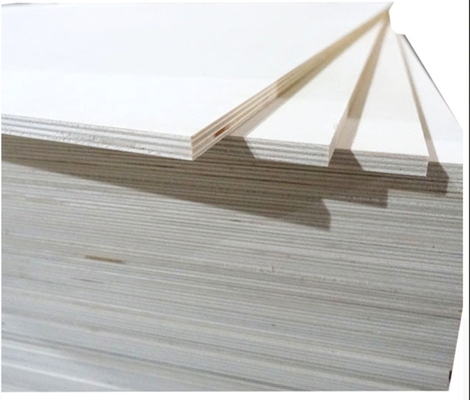 Best Quality 18mm Poplar Core Melamine Laminate Veneer Plywood 4x8 1220x2440mm Waterproof E0 Eco-friendly for Kitchen Villa