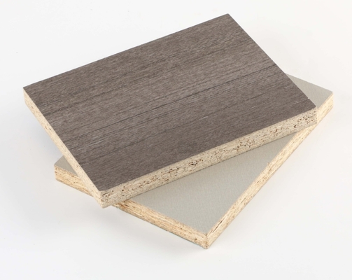 Factory High Quality 18mm Moisture Resistant Melamine Chipboard Flakeboard Plywood Particle Board Panel Kitchen Cabinet Bedroom