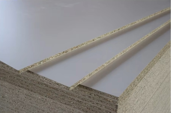 Wholesale High Density Furniture Grade Particle Board Melamine Laminated Chipboard 12mm 25mm for Kitchen Bedroom Bathroom Use