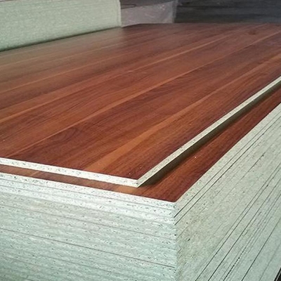 Factory Price Waterproof Melamine Laminated 16MM & 18MM Chipboard Sheet Finished Particle Board for Kitchen & Bedroom Furniture