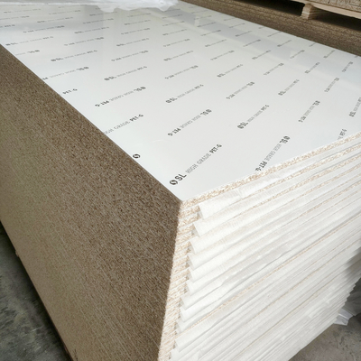 White Faced Glakeboard 18mm PET High Glossy Particle Board Sheets for Bedroom Bathroom Furniture Door Panels Chipboard