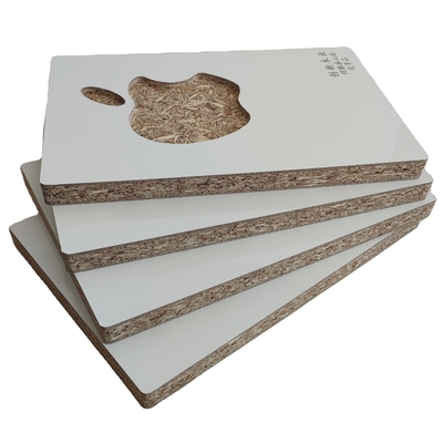 White Faced Glakeboard 18mm PET High Glossy Particle Board Sheets for Bedroom Bathroom Furniture Door Panels Chipboard