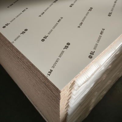 PET Super High Glossy UV 18mm Melamine Chipboards Flakeboard Particleboard Panel for Kitchen Cabinet Door Furniture Applications