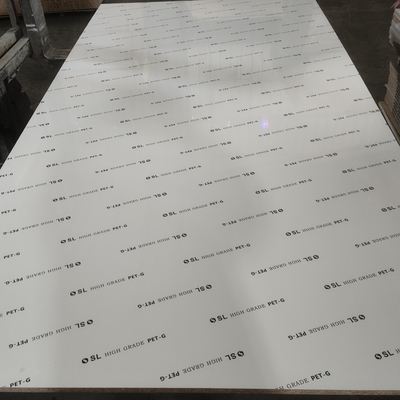 E1 Grade White PET G Faced Chipboard High-Density Glossy OSB Panel for Kitchen & Bathroom Cabinet Doors Particle Board