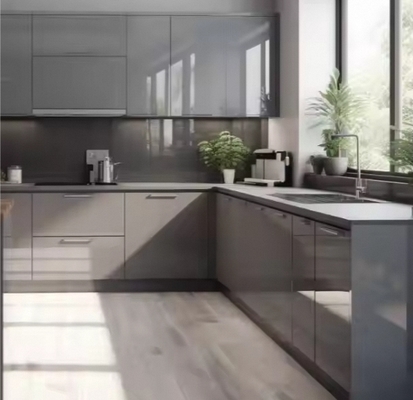 High Quality Anti-Scratch Anti-Fingerprint PET MDF Decorative Board Modern for Bedroom Kitchen Bathroom-Factory Price E0