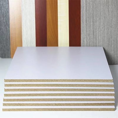 High Quality 18mm 16mm Melamine MDF Board 2440*1220 Glossy Wood Veneer for Furniture Decoration Moisture-Proof and E1 Standard