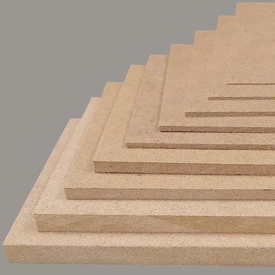 18mm UV Glossy White Laminated Melamine MDF Plywood Panel E1 Formaldehyde Wood Veneer for Wardrobe Kitchen Cabinet Doors