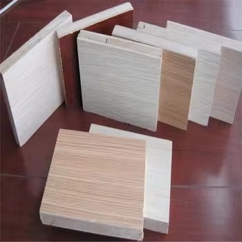 E0 Grade Melamine Blockboard Veneer Sheets Solid Wood Board for Kitchen Door Use