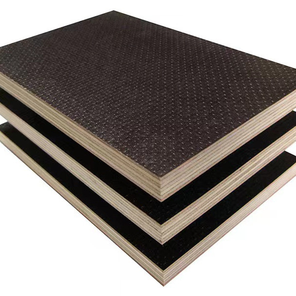 High Quality 18mm Black Film Faced Plywood 1220x2440mm Anti-Slip Commercial Waterproof Marine Construction Board Modern Birch