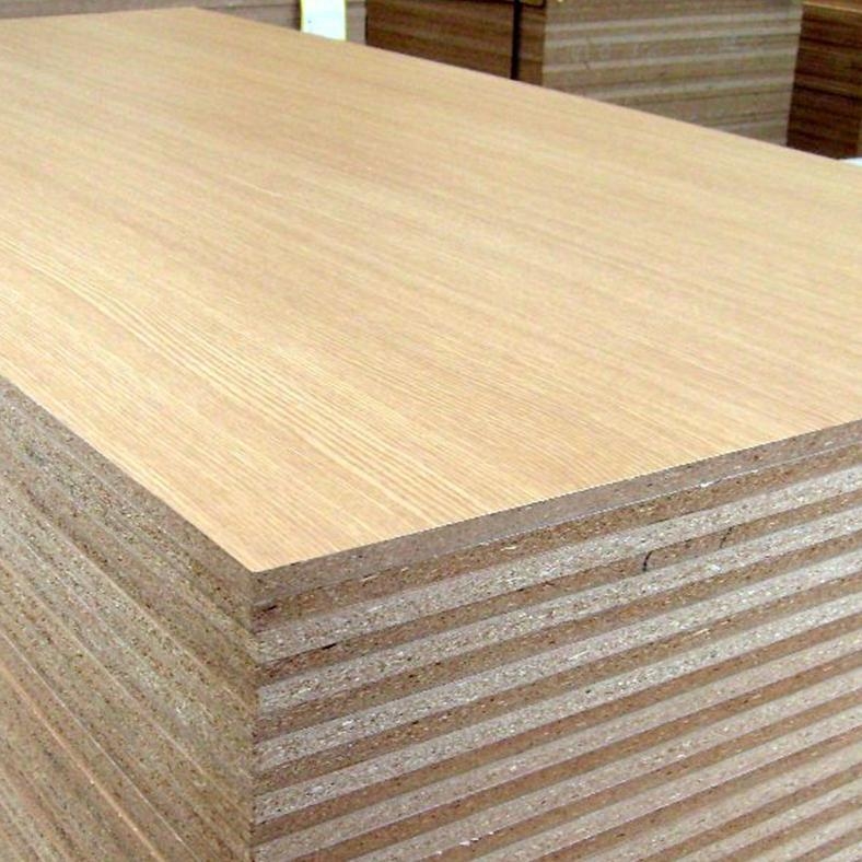 Wholesale High Density Furniture Grade Particle Board Melamine Laminated Chipboard 12mm 25mm for Kitchen Bedroom Bathroom Use