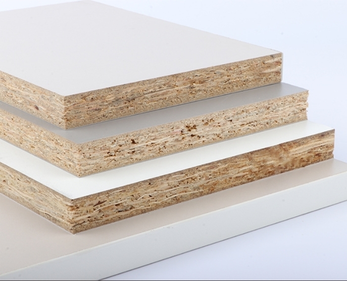 Factory Direct Eco PET OSB Particle Board Durable Waterproof Flake Board Cabinet Indoor Panel for Kitchen Bedroom Bathroom