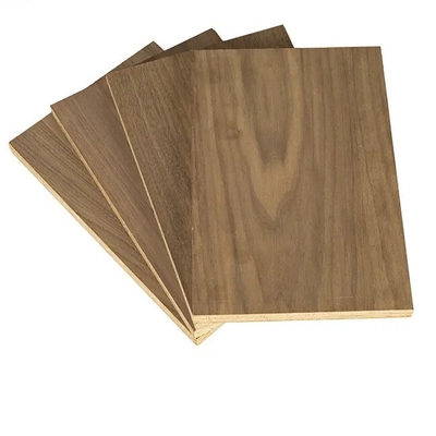 18mm Poplar Core 4x8 Black Walnut Veneer Plywood with Birch Face Veneer for Furniture Decoration in Living Room Bedroom Kitchen