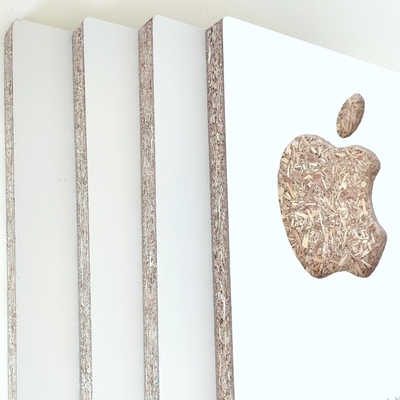 Factory 1220x2400mm High Gloss Melamine Board PET Flakesboards Film Faced Particleboard Door Osb Chipboard Laminate Kitchen